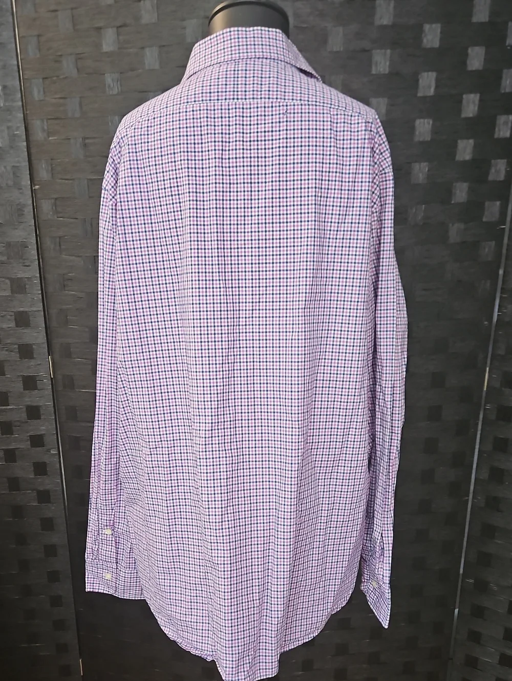 Polo Ralph Lauren Men's Long-Sleeve Check Button-Up Shirt - Lavender/Navy - XXL